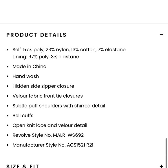 MAJORELLE Alivia Top in Black - Picture 2 of 2